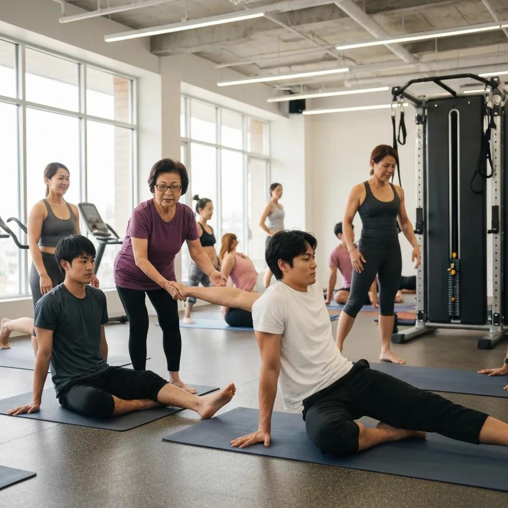 Supportive community atmosphere at Forge, with individuals celebrating achievements during a workout session
