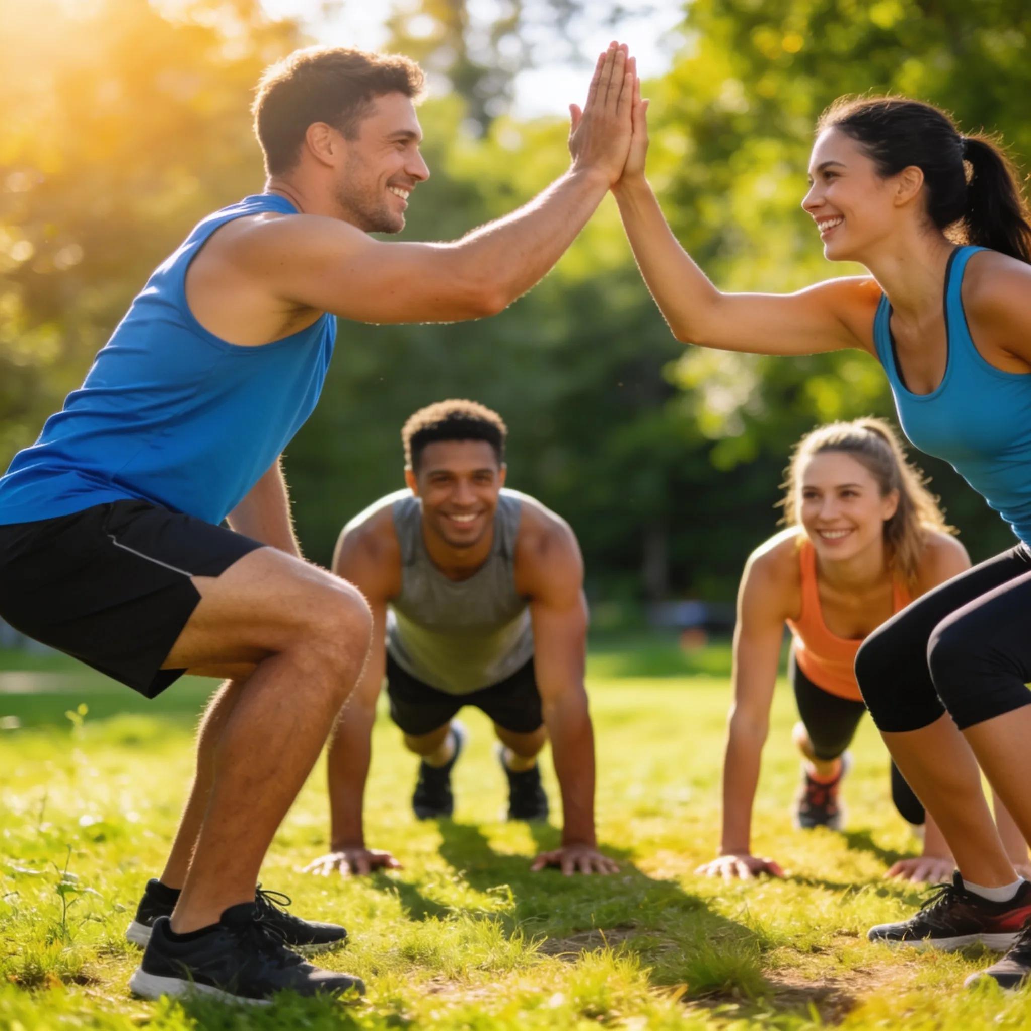 Your Ultimate Guide to Small Group Personal Training 1 Participants in a community-based workout, highlighting mental health benefits and support