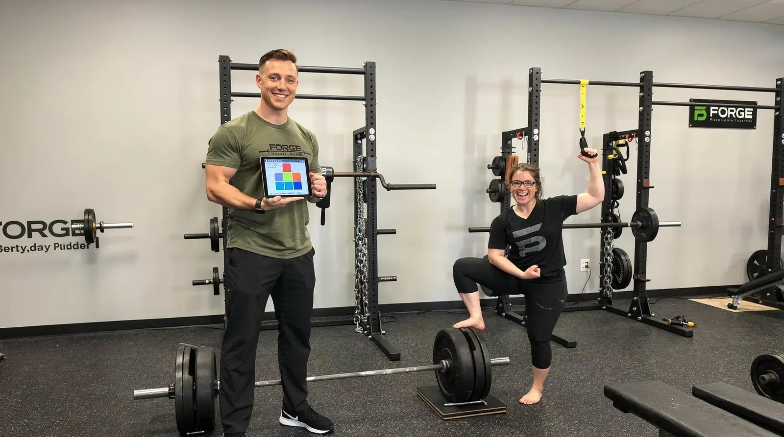 A guided workout builder matches goals, preferences, schedule, and available equipment when generating a personalized